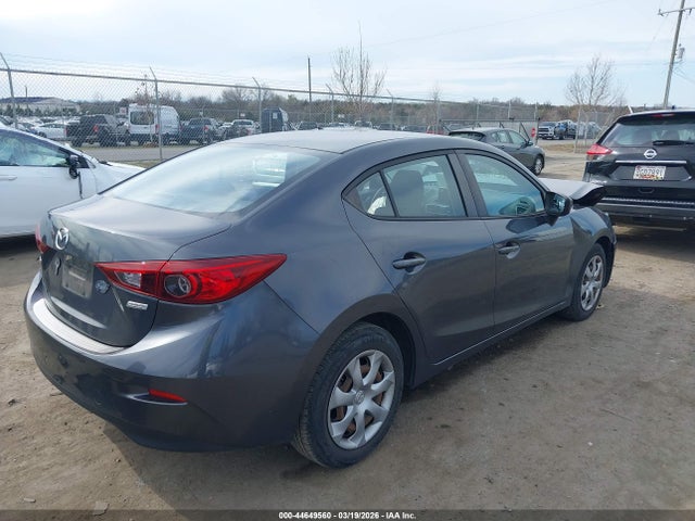 44649560 :رقم المزاد ، JM1BM1T79G1327075 vin ، 2016 Mazda Mazda3 I Sport مزاد بيع