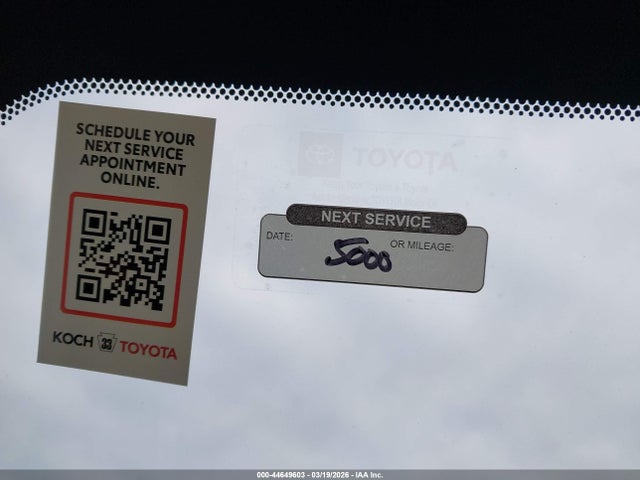 2025 Toyota Rav4 Xle მანქანა იყიდება აუქციონზე, vin: 2T3P1RFV6SC556106, აუქციონის ნომერი: 44649603