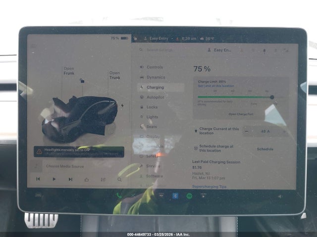 44649733 :رقم المزاد ، 5YJ3E1EB7NF253629 vin ، 2022 Tesla Model 3 Long Range Dual Motor All-wheel Drive مزاد بيع