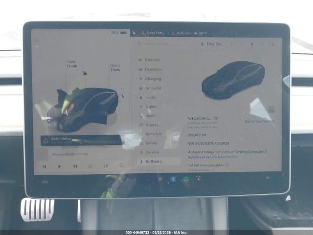44649733 :رقم المزاد ، 5YJ3E1EB7NF253629 vin ، 2022 Tesla Model 3 Long Range Dual Motor All-wheel Drive مزاد بيع