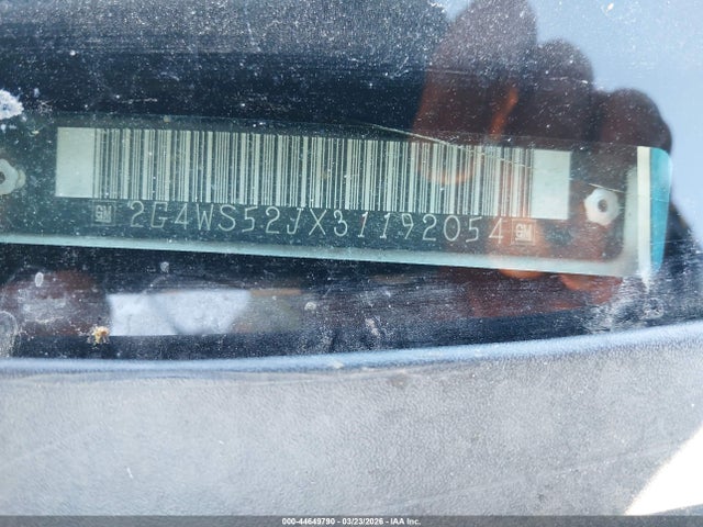 44649790 :رقم المزاد ، 2G4WS52JX31192054 vin ، 2003 Buick Century Custom مزاد بيع