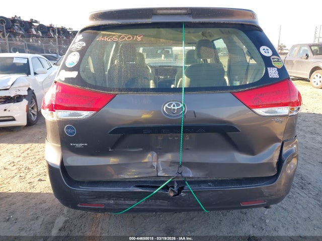 Aukcja sprzedaży 2012 Toyota Sienna Base V6 7 Passenger, vin: 5TDZK3DC3CS250373, numer aukcji: 44650018
