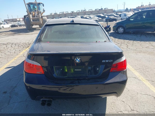 2008 Bmw 550i მანქანა იყიდება აუქციონზე, vin: WBANW53568CT50071, აუქციონის ნომერი: 44650114