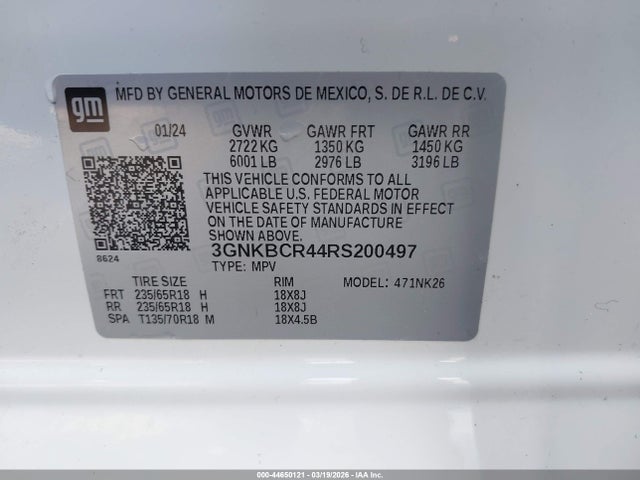 2024 CHEVROLET BLAZER 3GNKBCR44RS200497 Photo 8