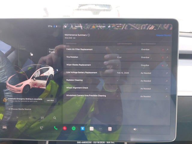 44650250 :رقم المزاد ، 5YJ3E1EB3KF513343 vin ، 2019 Tesla Model 3 Long Range/performance مزاد بيع