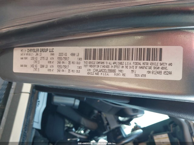 2013 JEEP WRANGLER 1C4AJWAG3DL598086 Photo 8