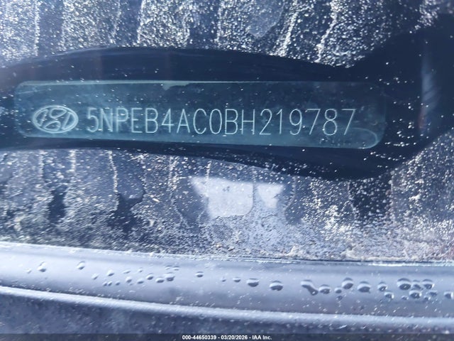 Aukcja sprzedaży 2011 Hyundai Sonata Gls, vin: 5NPEB4AC0BH219787, numer aukcji: 44650339