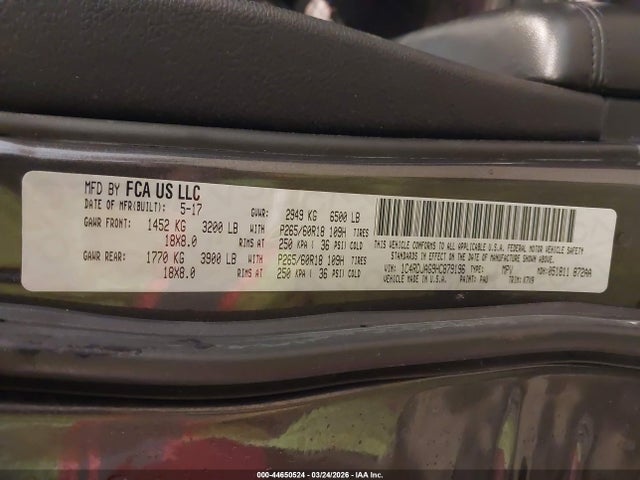2017 DODGE DURANGO 1C4RDJAG9HC879196 Photo 8