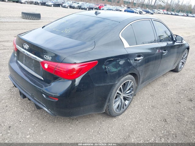 44650530 :رقم المزاد ، JN1BV7AR2EM705630 vin ، 2014 Infiniti Q50 Premium مزاد بيع