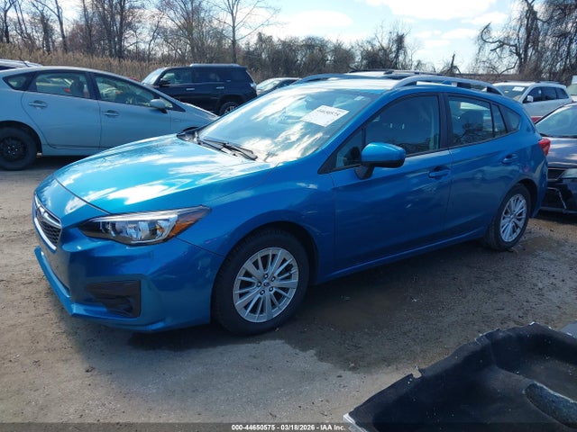 Продаж на аукціоні авто 2018 Subaru Impreza 2.0i Premium, vin: 4S3GTAB64J3709768, номер лоту: 44650575