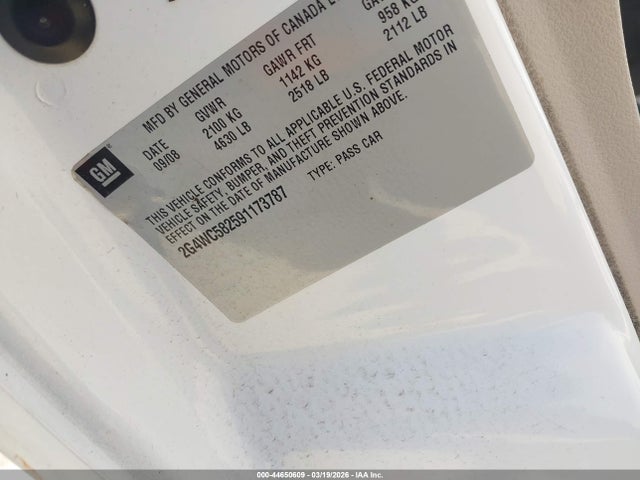 2009 BUICK LACROSSE 2G4WC582591173787 Photo 8