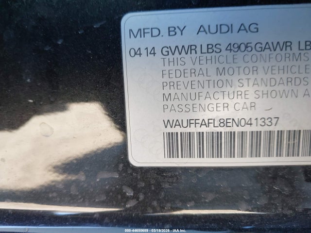 2014 AUDI A4 WAUFFAFL8EN041337 Photo 8