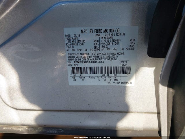 2018 FORD EDGE 2FMPK3G94JBB56844 Photo 8