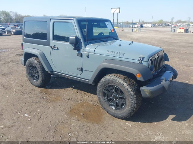 2015 Jeep Wrangler Willys Wheeler მანქანა იყიდება აუქციონზე, vin: 1C4AJWAG0FL702004, აუქციონის ნომერი: 44650711