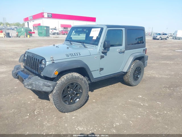 2015 Jeep Wrangler Willys Wheeler მანქანა იყიდება აუქციონზე, vin: 1C4AJWAG0FL702004, აუქციონის ნომერი: 44650711