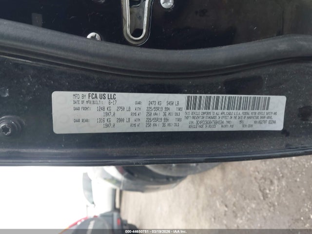 Aukcja sprzedaży 2017 Dodge Journey Sxt, vin: 3C4PDCBG6HT684534, numer aukcji: 44650751