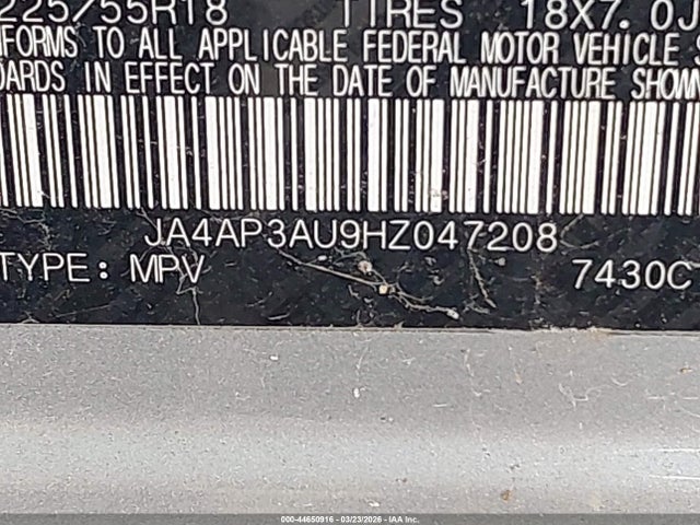 2017 MITSUBISHI OUTLANDER SPORT JA4AP3AU9HZ047208 Photo 8