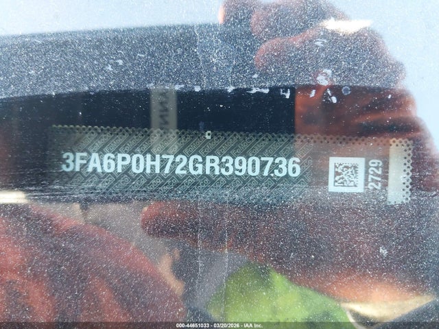 Ford FUSION SE 2016 3FA6P0H72GR390736 Image 9