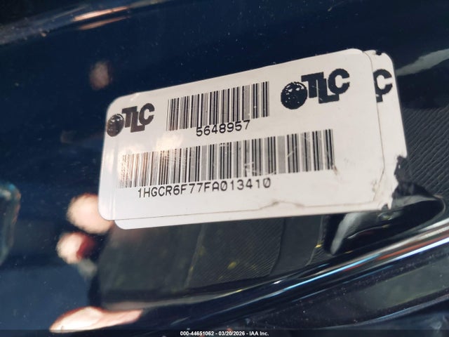 1HGCR6F77FA013410 Honda Accord Hybrid Touring