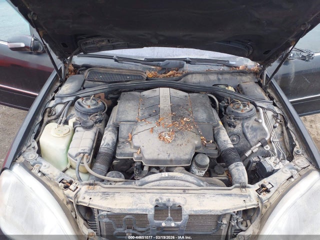 Aukcja sprzedaży 2001 Mercedes-benz S 430, vin: WDBNG70JX1A218234, numer aukcji: 44651077