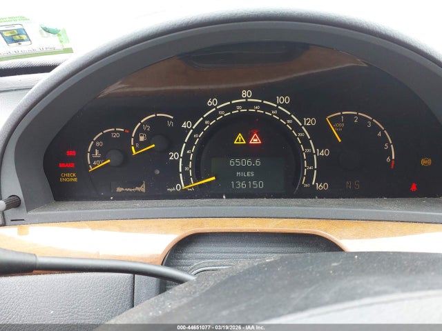 Aukcja sprzedaży 2001 Mercedes-benz S 430, vin: WDBNG70JX1A218234, numer aukcji: 44651077