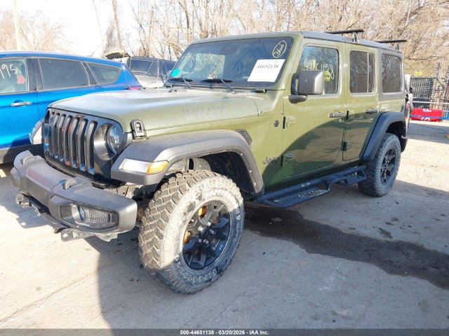 Aukcja sprzedaży 2021 Jeep Wrangler Unlimited Willys 4x4, vin: 1C4HJXDG7MW731057, numer aukcji: 44651138