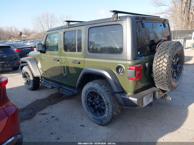 Aukcja sprzedaży 2021 Jeep Wrangler Unlimited Willys 4x4, vin: 1C4HJXDG7MW731057, numer aukcji: 44651138