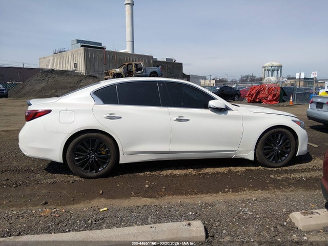44651160 :رقم المزاد ، JN1EV7AR5JM443061 vin ، 2018 Infiniti Q50 3.0t Luxe مزاد بيع