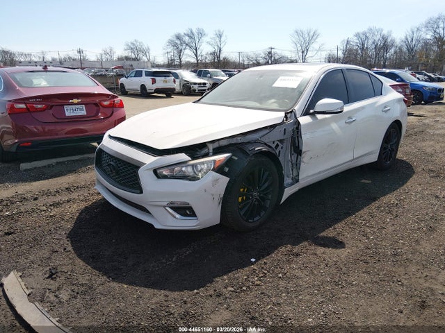 44651160 :رقم المزاد ، JN1EV7AR5JM443061 vin ، 2018 Infiniti Q50 3.0t Luxe مزاد بيع