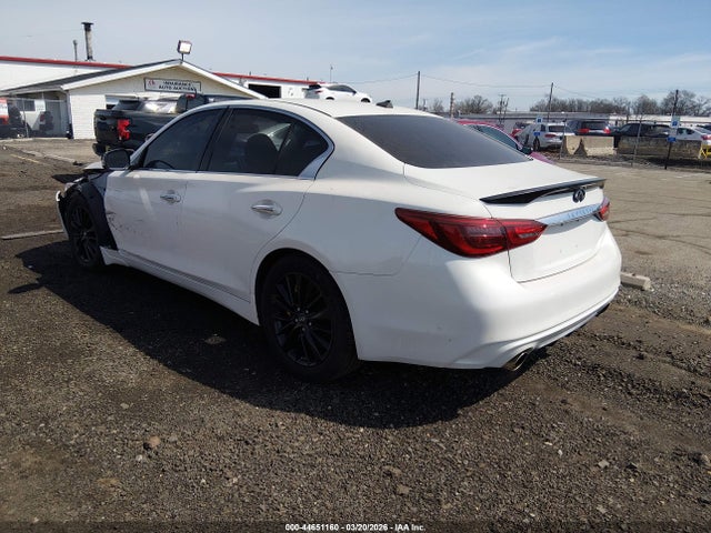 44651160 :رقم المزاد ، JN1EV7AR5JM443061 vin ، 2018 Infiniti Q50 3.0t Luxe مزاد بيع