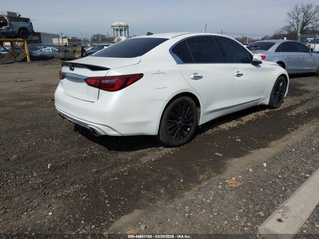 44651160 :رقم المزاد ، JN1EV7AR5JM443061 vin ، 2018 Infiniti Q50 3.0t Luxe مزاد بيع