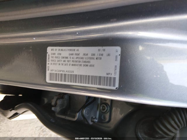 2005 PORSCHE CAYENNE WP1AC29P95LA92320 Photo 8