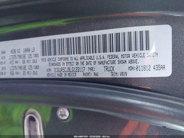 2020 RAM 2500 3C6UR5CJ9LG123117 Photo 8