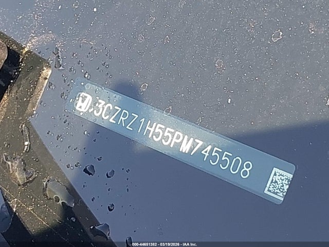 44651382 :رقم المزاد ، 3CZRZ1H55PM745508 vin ، 2023 Honda Hr-v 2wd Sport مزاد بيع