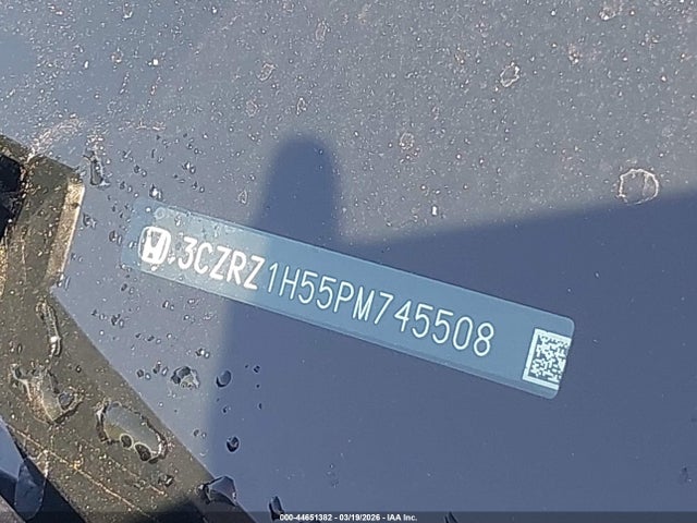 44651382 :رقم المزاد ، 3CZRZ1H55PM745508 vin ، 2023 Honda Hr-v 2wd Sport مزاد بيع