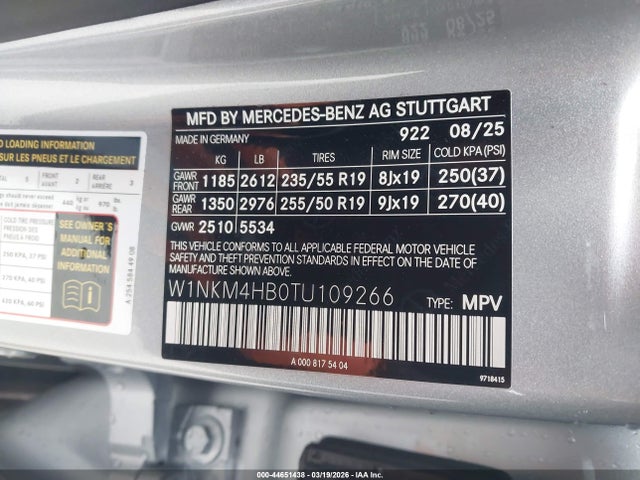 W1NKM4HB0TU109266 Mercedes-Benz GLC 300