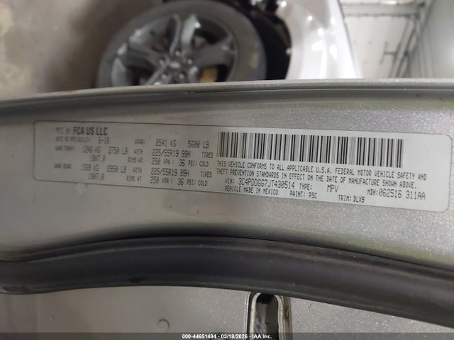 Продажа на аукционе авто 2018 Dodge Journey Crossroad Awd, vin: 3C4PDDGG7JT430514, номер лота: 44651494