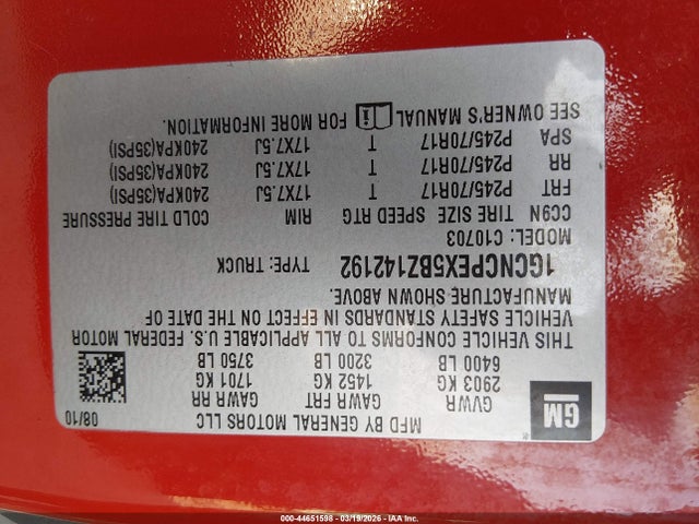 2011 CHEVROLET SILVERADO 1500 1GCNCPEX5BZ142192 Photo 8