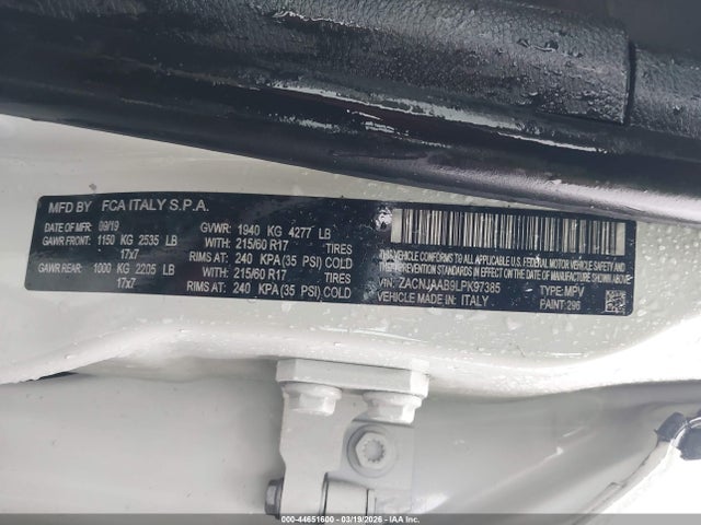 2020 JEEP RENEGADE ZACNJAAB9LPK97385 Photo 8