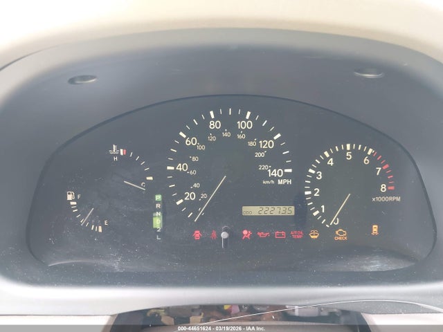 Aukcja sprzedaży 2002 Lexus Rx 300, vin: JTJHF10U720279621, numer aukcji: 44651624