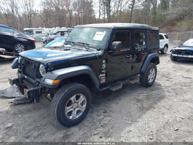 2020 Jeep Wrangler Unlimited Sport 4x4 მანქანა იყიდება აუქციონზე, vin: 1C4HJXDGXLW282360, აუქციონის ნომერი: 44651654