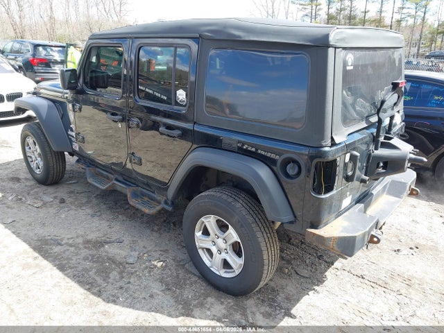 2020 Jeep Wrangler Unlimited Sport 4x4 მანქანა იყიდება აუქციონზე, vin: 1C4HJXDGXLW282360, აუქციონის ნომერი: 44651654