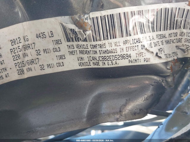 2014 JEEP COMPASS 1C4NJCBB2ED529694 Photo 8