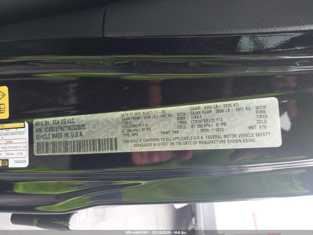 1C4RJXFN2TW202520 Jeep Wrangler Recon 4x4