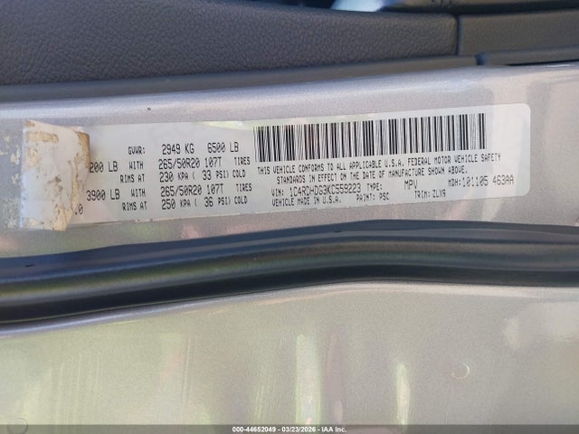 1C4RDHDG3KC559223 Dodge Durango Gt Plus Rwd