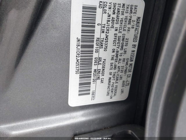 JN1BJ1CR2JW253750 Nissan Rogue Sport Sl