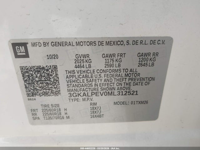 2021 GMC TERRAIN 3GKALPEV0ML312521 Photo 8