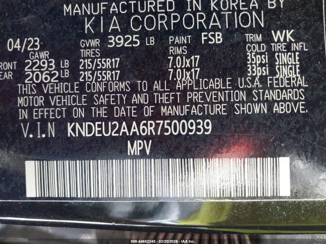 KIA SELTOS S 2024 KNDEU2AA6R7500939 Image 9