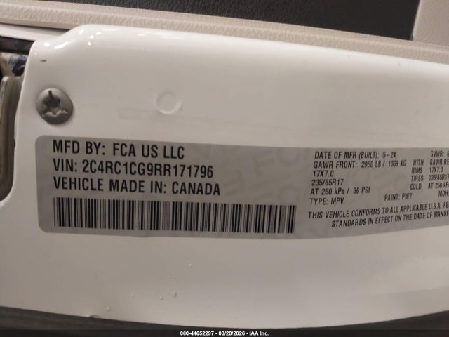 2024 CHRYSLER VOYAGER 2C4RC1CG9RR171796 Photo 8