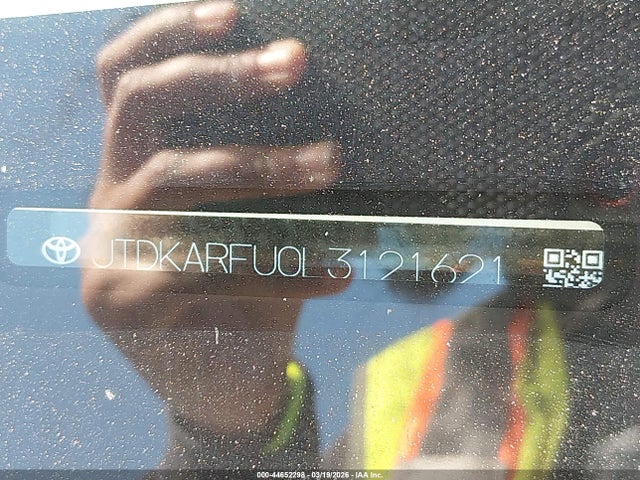 Aukcja sprzedaży 2020 Toyota Prius Limited, vin: JTDKARFU0L3121621, numer aukcji: 44652298